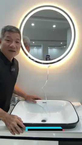 YOKO HOME Gương Led Tròn Cảm Ứng 3 màu #guongtroncoked #guongtreophobgtam #xuhuong #thinhhanh 
