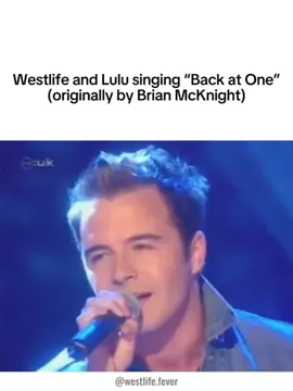 @Westlife  covering Back at One with Lulu is one of those underrated performances we’ll never get tired of 😍 Who remembers this from CD:UK? #westlife #backatone #brianmcknight #lulu #boyband 