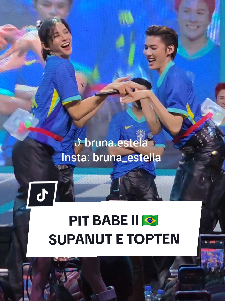 @SUPANUT e @TOPTEN  📍 PIT BABE II - LEVEL UP FAN MEETING IN BRAZIL 🇧🇷 ❤️ #pitbabe #pitbabe2 #bl #pitbabetheseries  #pitbabelevelupfminbrazil 