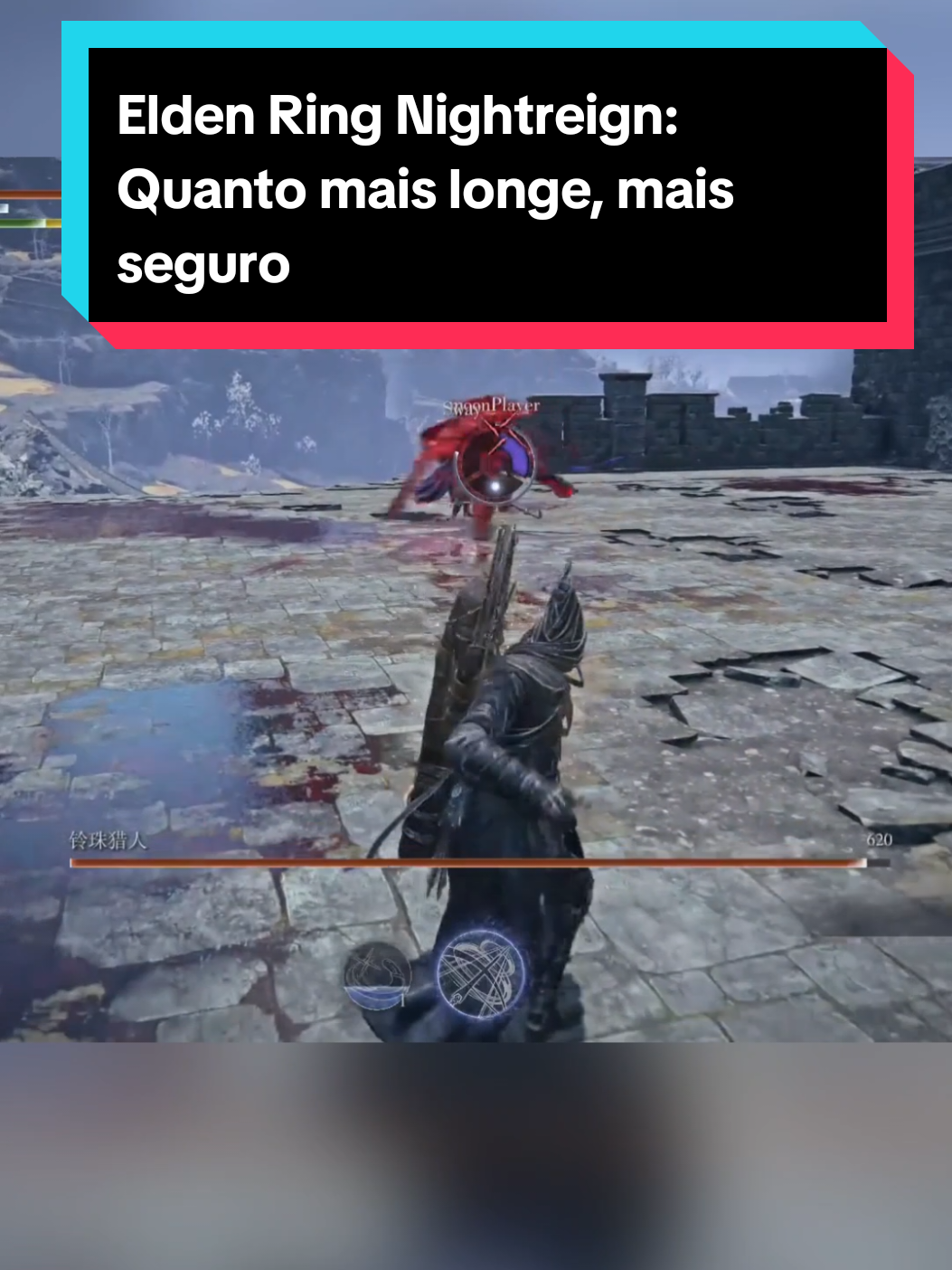 Elden Ring Nightreign: Quanto mais longe, mais seguro #eldenring #eldenringhype #eldenringnightreign #gameplay #memegamer 
