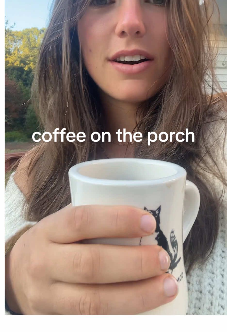 coffee on the porch #fall
