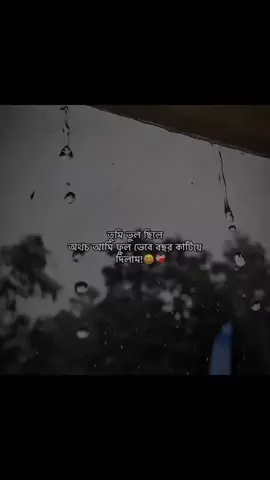 তুমি ভুল ছিলে😅😔। #capton #foryou #sad#everyone#viralvideo 