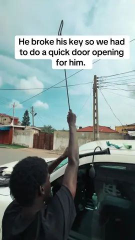Customer called us to come do a door opening for him.  Have the same problem?  Call us on 0244417193 or 0501535826 Or locate us at Avenor near Melcom play and kokomlemle behind Joy fm.  #CarKeys #locksmith #carkeyprogramming #keydoctor 