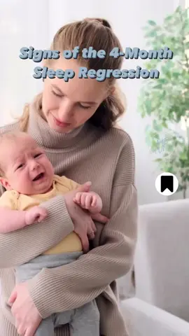 4-Month Sleep Regression? You’re not imagining it 😩💤” If your baby’s sleep suddenly feels all over the place. Welcome to the 4-month sleep regression! This phase can be tough, but understanding what’s happening makes all the difference. 💕 Here are the signs and simple fixes 👇 1️⃣ Hard to settle at bedtime 🩵 Keep a consistent bedtime routine, babies love predictability! 2️⃣ Frequent night wakings 🩵 Practice putting your baby down drowsy but awake to build independent sleep skills. 3️⃣ Short naps 🩵 Contact naps are okay, but try one crib nap daily to gently encourage longer sleep. 4️⃣ Feeding more often 🩵 Growth and development are in full swing — feed on demand, it’s temporary. 5️⃣ Change in sleep pattern 🩵 Adjust awake windows — at 4 months, it’s usually 90–120 minutes between naps. 6️⃣ Stronger sleep associations 🩵 Stay consistent. Gentle sleep shaping can help your baby connect sleep cycles naturally.  Save this for later, you’ll thank yourself when regression hits! #4monthsleepregression #fyp #babysleepconsultant #newmomlife #MomsofTikTok 