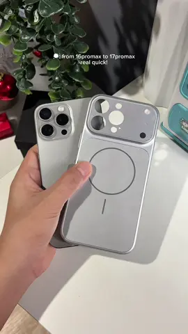 obsessed with my new silver case with my ip16promax ✨ #case #phonecase #trendingcase #iphone17case #fyp 