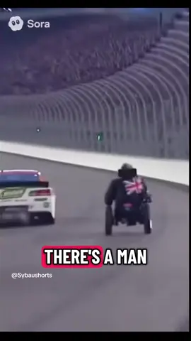 He’s flat out 🤣 #stephenhawking #powerchair #nascar #fyp #fy