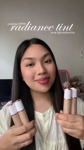 Swatching GRWM’s Radiance Tint on my light-medium skintone 💗✨ @GRWM Cosmetics #grwmradiancetint #grwmcosmetics #grwm #beautyph #makeupph 