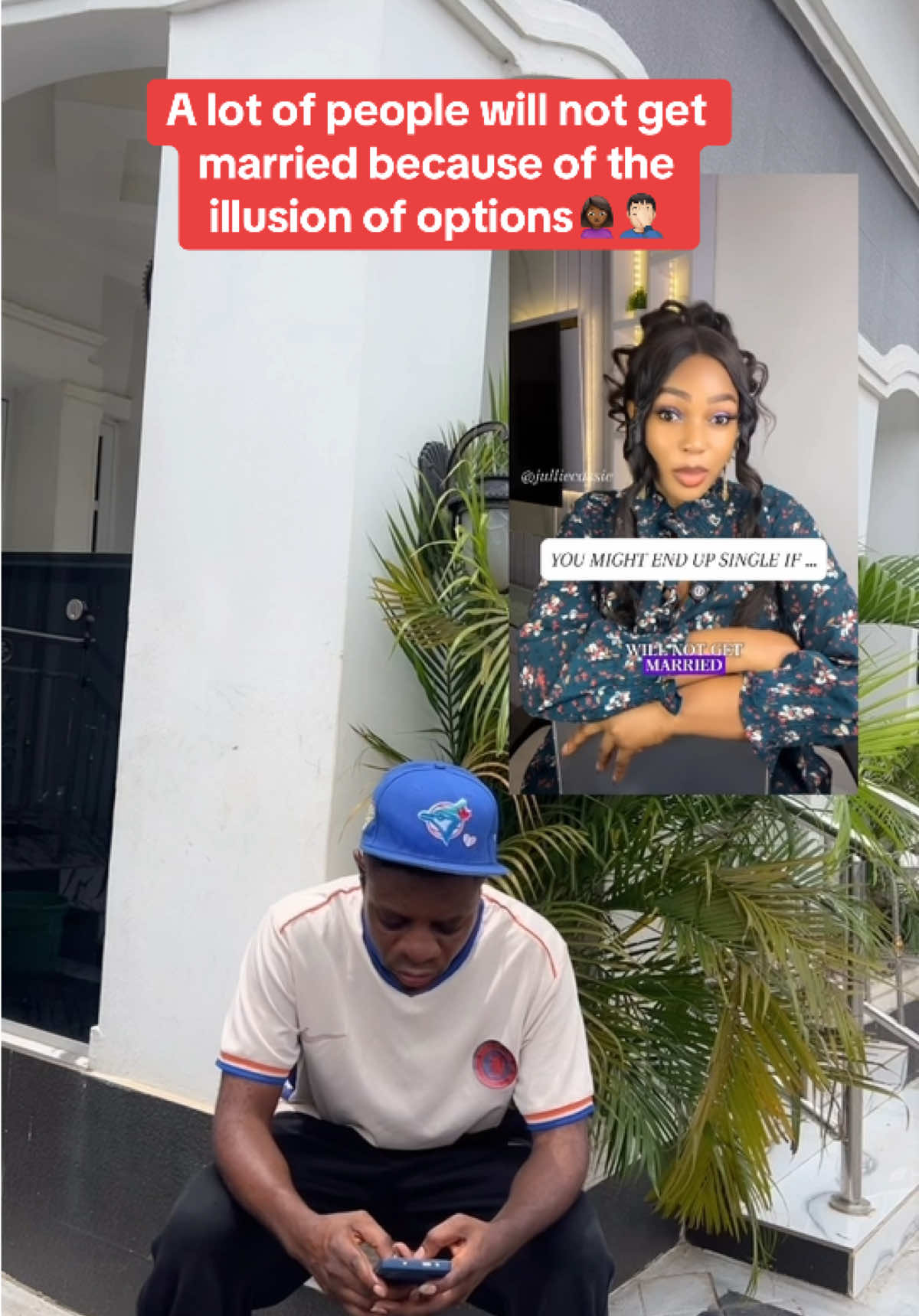 A lot of people will not get married because of the illusion of options🙍🏾‍♀️🤦🏻‍♂️ #julliecassie #relationshiptalks #relationshipmatters #relationshipadvice #fypp 