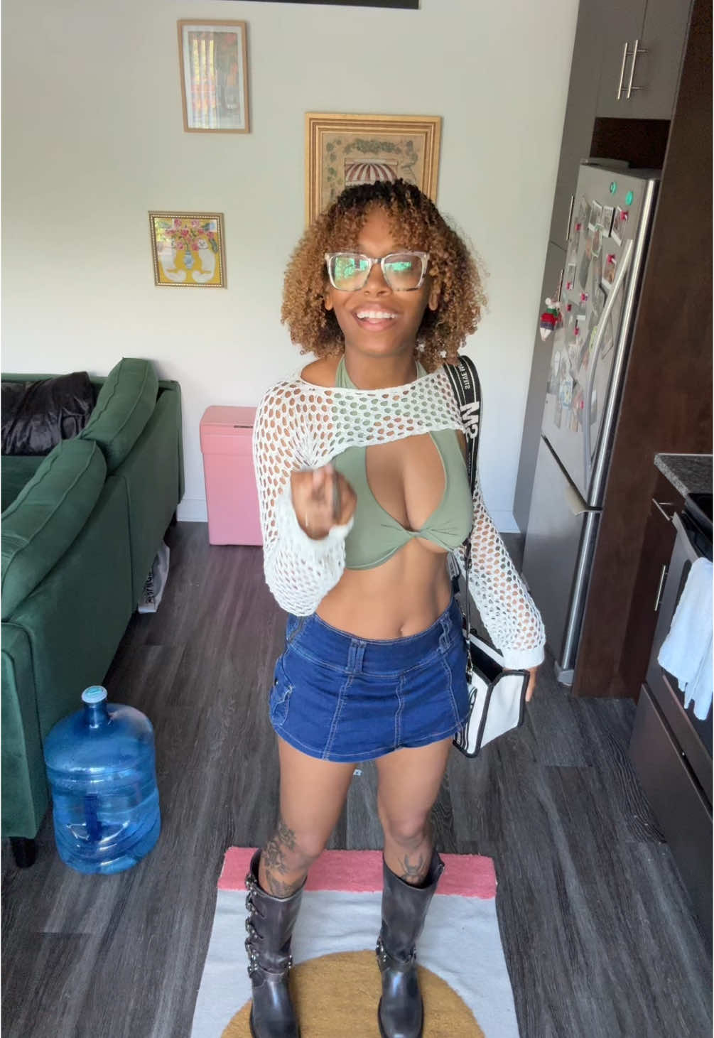 I used to LOVE hoodie in high school #cuteoutfits #ootdblackgirls #miniskirtoutfit #fyp 