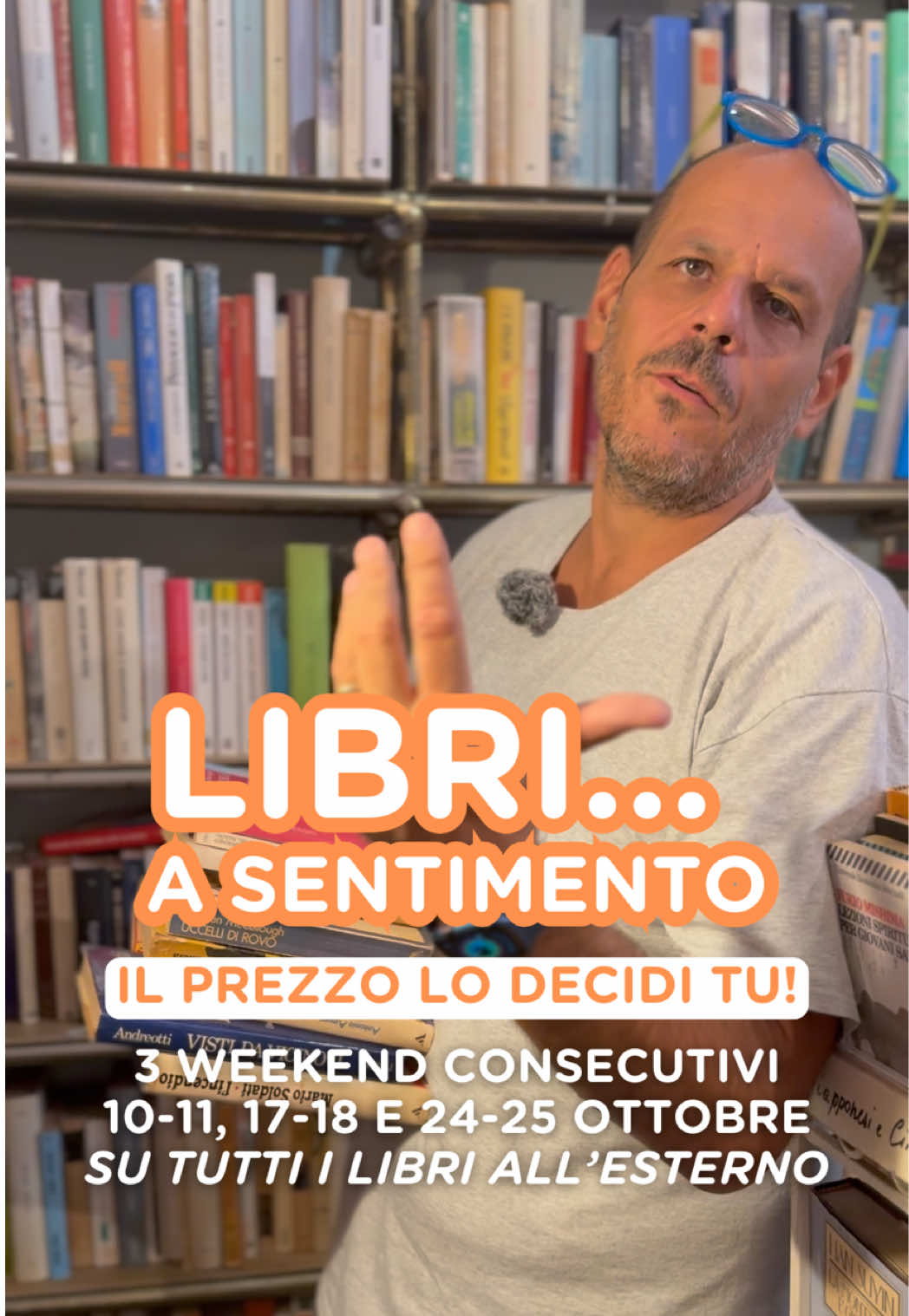 ANNUNCIAZIONE ANNUNCIAZIONE Stavolta non è un gioco, ma un gesto d’amore per i libri e per chi li ama! 📚LIBRI A SENTIMENTO ❤️ Tutti i libri degli allestimenti esterni li pagate… quanto decidete voi! Tre weekend consecutivi: 10-11 ottobre 17-18 ottobre 24-25 ottobre I venerdì orario continuato 9:30 - 19:30 I sabati fino alle 13:30 Ovviamente (ma sappiamo di poterci fidare di voi…), che siano proposte fatte nel rispetto dei libri e dei librai. Per il resto non ci sono né regole né vincoli: scegliete i libri e fate il prezzo. I libri non finiscono mai, siamo ancora carichi stracarichi e ancora una volta abbiamo bisogno del vostro aiuto. DATECI UNA MANO A TROVARE CASA AI NOSTRI AMICI DI CARTA… PORTATE AMICI, PARENTI E CONOSCENTI... CONDIVIDETE CON CHI AMA I LIBRI… SOSTENETE LA LIBRERIA DEGLI STUDENTI, SOSTENETE UNA LIBRERIA INDIPENDENTE DI QUARTIERE 🙏🏻 📚LIBRI A SENTIMENTO ❤️ Tutti i libri degli allestimenti esterni li pagate… quanto decidete voi! Tre weekend consecutivi: 📆 10-11 ottobre | 17-18 ottobre | 24-25 ottobre I venerdì orario continuato 9:30 - 19:30 I sabati fino alle 13:30 📍Largo Ettore Marchiafava, 4, Roma ‼️PROMOZIONE VALIDA PER I LIBRI ALL’ESTERNO ⚠️ L’offerta è valida solamente in sede . . . #LibreriaDegliStudenti #libriusati #vintagebooks #libreria #libreriaindipendente 