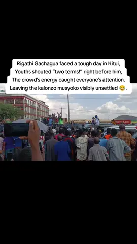 #kenyantiktok🇰🇪 #viral #luotiktokers Rigathi Gachagua faced a tough day in Kitui, Youths shouted “two terms!” right before him, The crowd’s energy caught everyone’s attention, Leaving the  kalonzo musyoka visibly unsettled@Hon Guruh Buvati @Nick Koech Tinget @Oscar Kipchumba Sudi 
