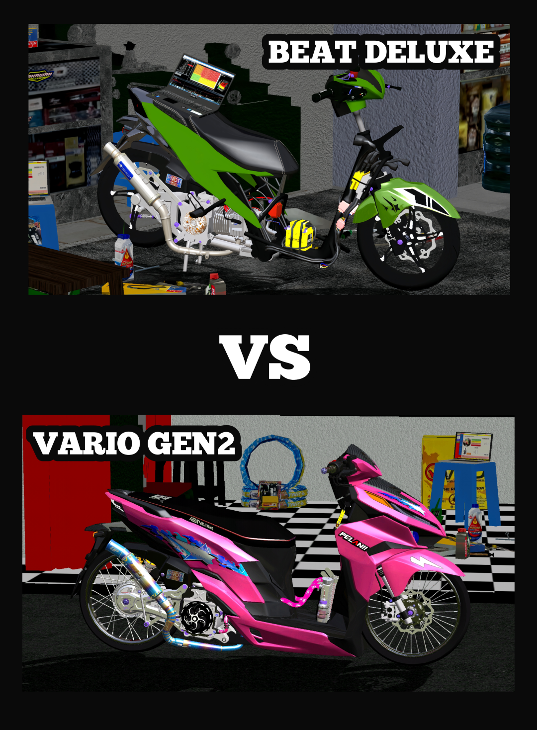 laga sengit beat deluxe vs vario gen2 gta sa #fyp #modgta #gtasanandreas #beat #masukberandafyp 