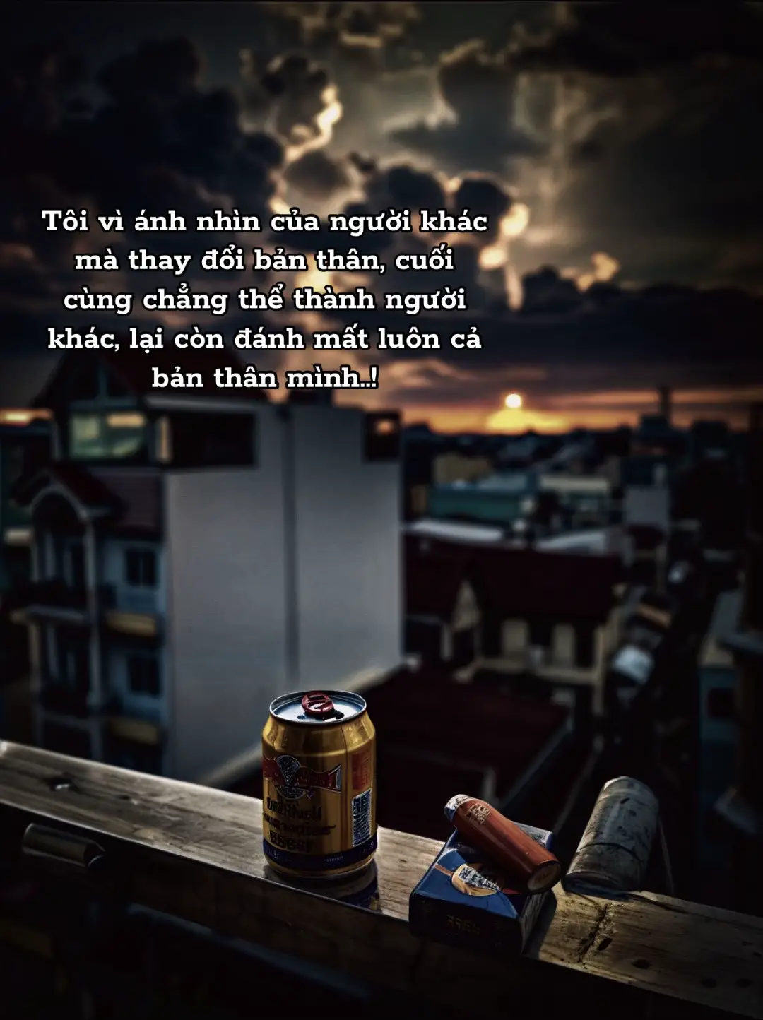 Tôi vì ánh nhìn của người khác mà thay đổi bản thân, cuối cùng chẳng thể thành người khác, lại còn đánh mất luôn cả bản thân mình..!#stt_buồn_tâm_trạng #tâmtrạng #xhuong #stt #fypシ゚ 