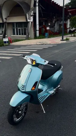 Vespa Xanh Băng Dọn Full            #vespa #sh350i #xuhuong #vespatft #southvietnamscooterteam🇻🇳 