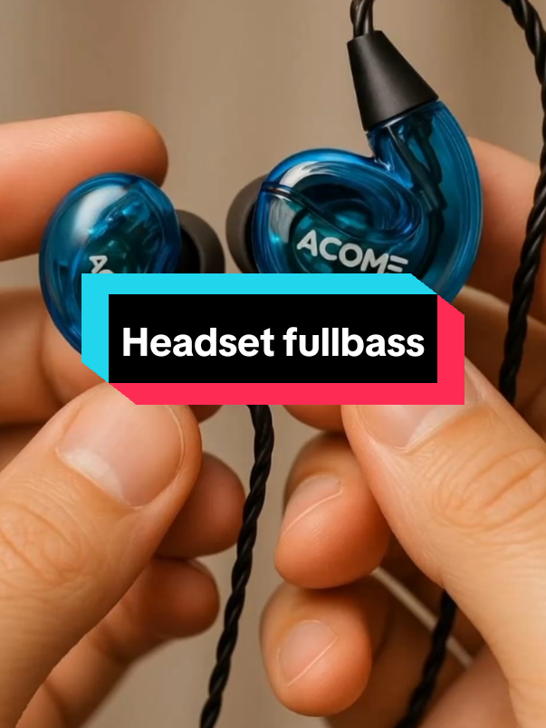 Rekomendasi Headset fullbass Acome 3d Subwoofers #headsetfullbass #headsetmurah #earphonekabel #headsetwired #fypage 