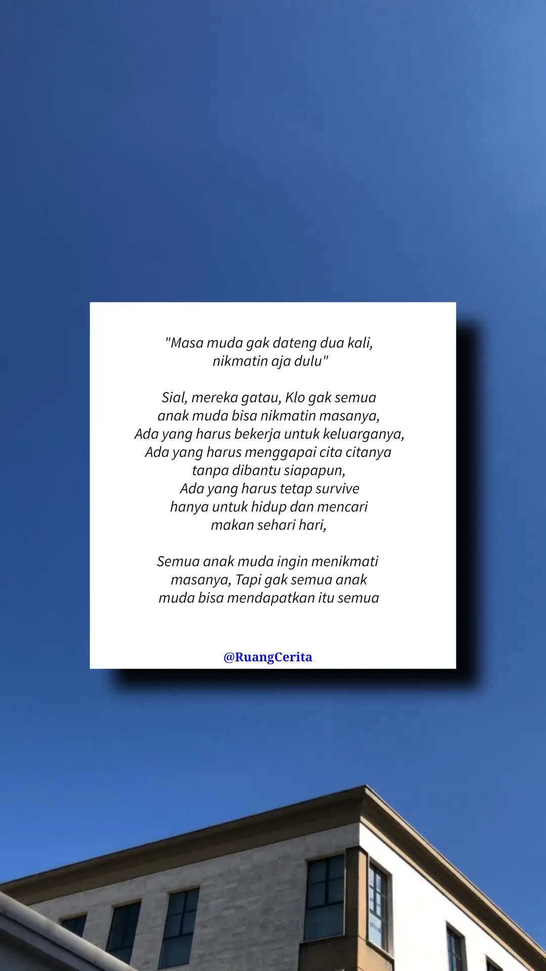 semangat yaa kita. . . . . . . #foryou #fypシ゚ #galaubrutal🥀 #fyppppppppppppppppppppppp #kerja 