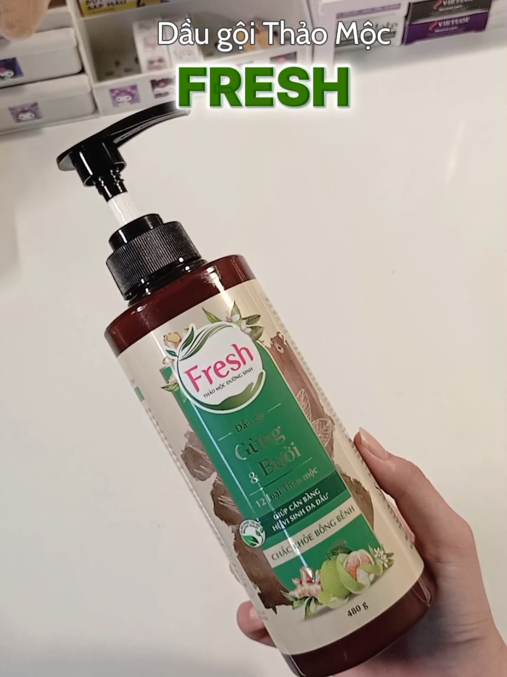 Dầu gội fresh 🍃#fresh #freshthaomocduongsinh #tócđẹp #chamsoctoc #beautiful 