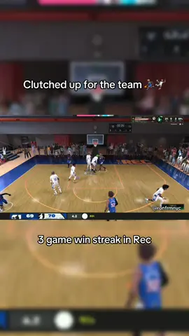 Clutched up for the team with da dunk to end the game #2k26 #basketball #basketballtiktok #fyp #shootingguard 