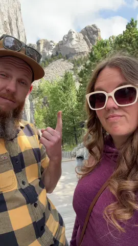 Getting him to do a TikTok with me is not an easy task 😅 Who can name this movie?? #mountrushmore #president #nationalpark 