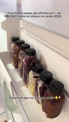 O verão de 2026 tem um nome: açaí na garrafa! 💜❄️ #empreender #verao #acai #acainagarrafa #faturenoverao 