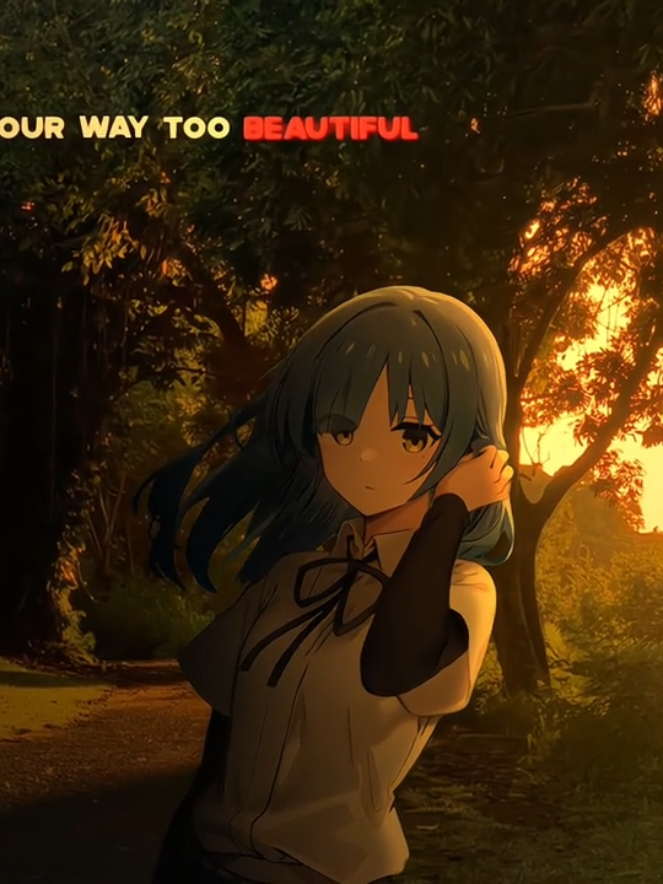 beautiful 🫩🫩 #lyrics#gfxanime#l2d#fyp#yamada 