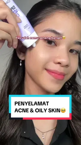 Sunscreen andalan minboss yang kulitnya acne prone ini☝🏻 Bener-bener penyelamat😍 Kamu cobain juga ya!✨ #OMGBeauty #sunscreenomg #sunscreenviral #acnefighter #sunscreenoily 