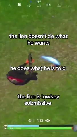 im the lion #submissive #relatable #stretchtok #fortnite #fyp  