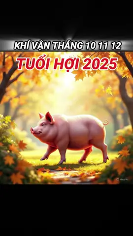 Khí vận tuổi Hợi 3 tháng âm lịch cuối năm 2025 #tuvituoihor #tuoihor #tuvi #xemtuvi #vunaykhac