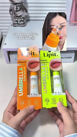 Dưỡng môi mà còn chốn.g nắng nữa #lipit #umbrellasunbalm #sonduongmoi #duongmoi #lamdep 