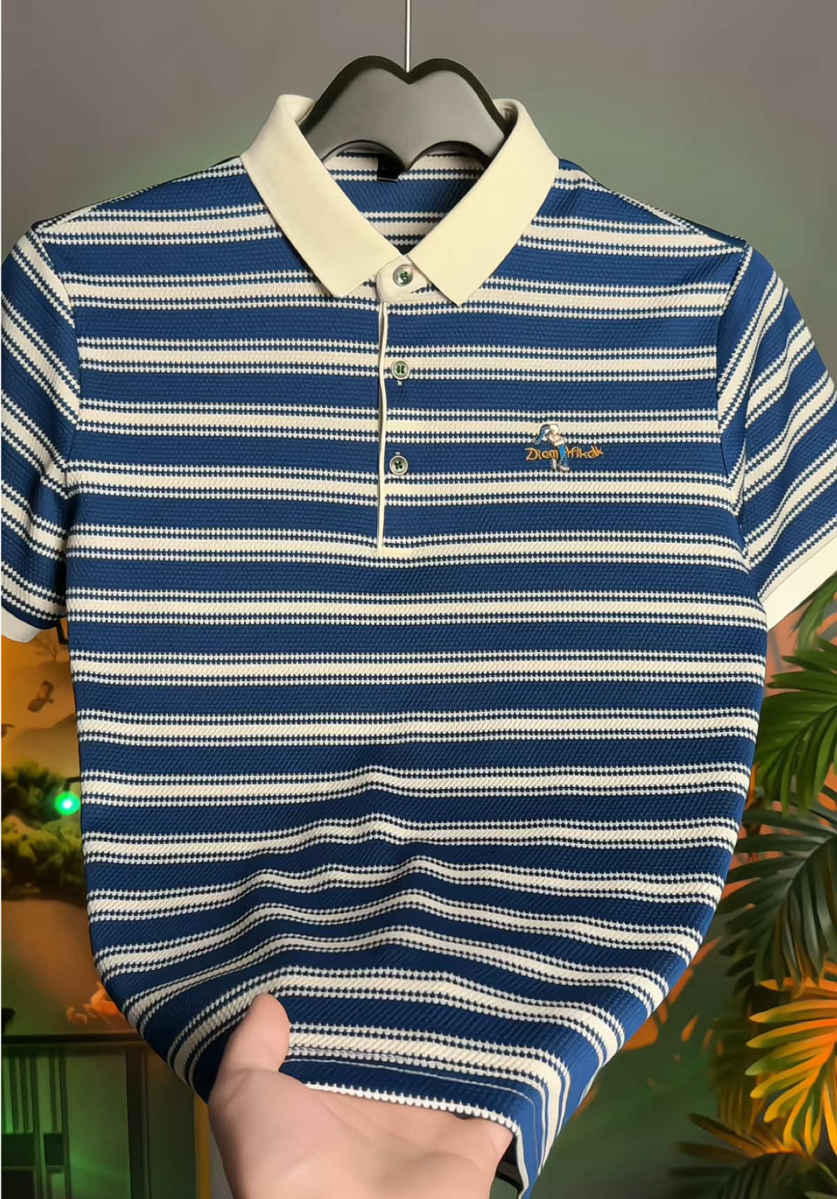 áo polo nam họạ tiết sang chảnh Áo Polo, Unisex, dành cho nam và nữ, Kẻ sọc ngang #aopolo #aopolonam #thoitrangnam #phoidonam #xuhuong 