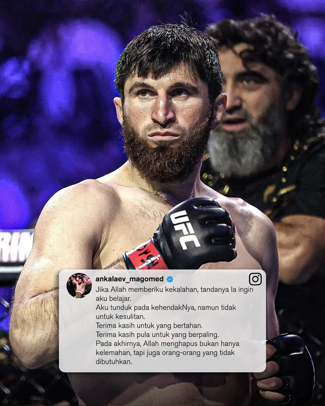 Ankalaev sepertinya sudah menerima kekalahannya 🙏 apa jalan yang ideal untuknya kembali mendapatkan title shot? #UFC #mma #mola #ufc320 #lasvegas #poatan #ankalaev #rematch #champion #merab #sandman