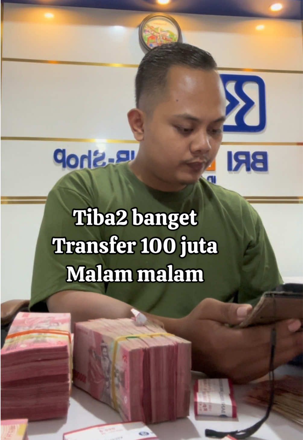 Durasi panjang!! Pokoknya sebisa mungkin layani pelanggan secepat mungkin supaya pelanggan gak nunggu lama🤣🙏🏻 #brilink #agenbrilink #atmmini 