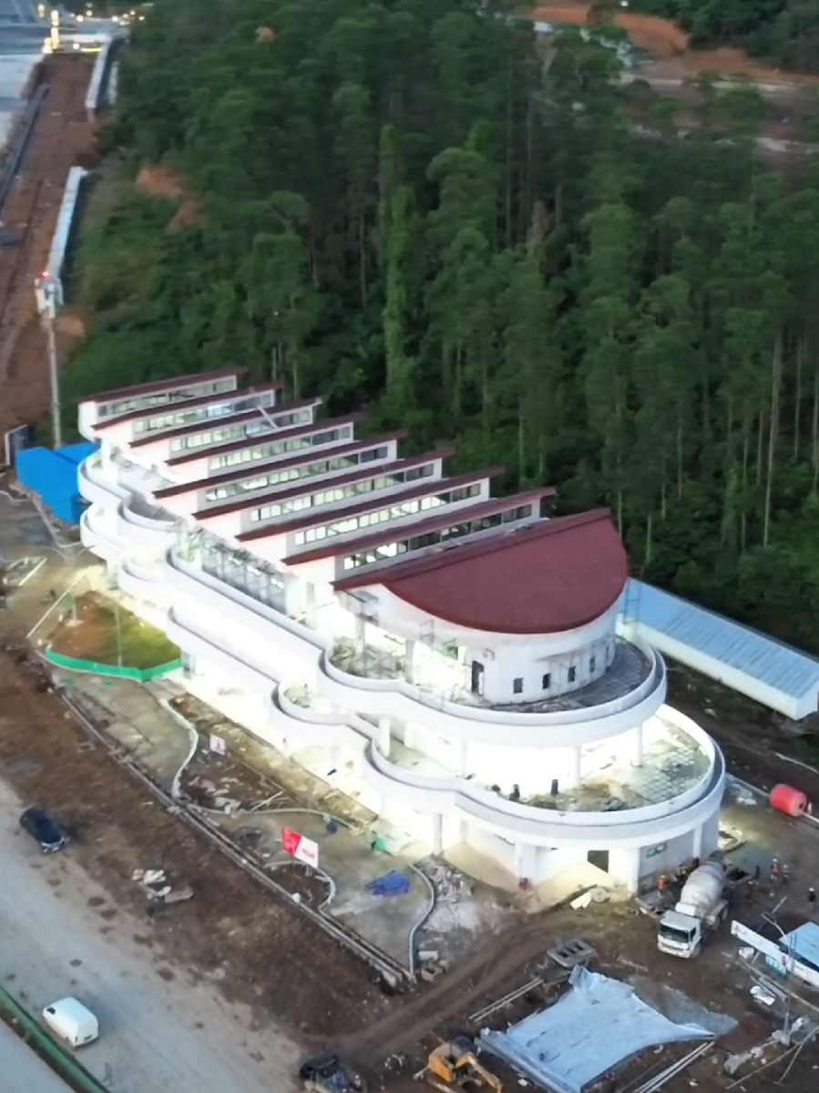 Seperti ini progres pembangunan Pasar Nusantara dikawasan KIPP 1A IKN.   #ikn #pasarnusantara #ibukotanusantara 