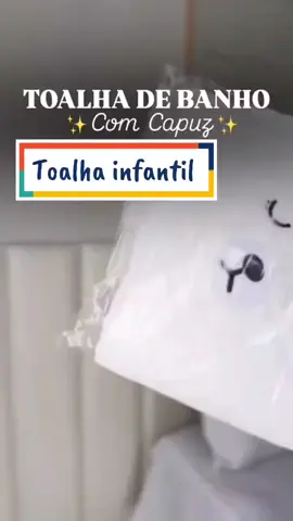 Dê uma olhada em Toalha Banho Bebê Capuz Roupão Infantil Recém Nascido Criança por R$21,99. Compre na Shopee agora! https://s.shopee.com.br/1g9mWi16Jq