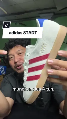 Adidas stadt terbaru cream red blue colorway munchen 24 new #stadt #adidas #adidasoriginals #adidasstadt #adidascityseries 