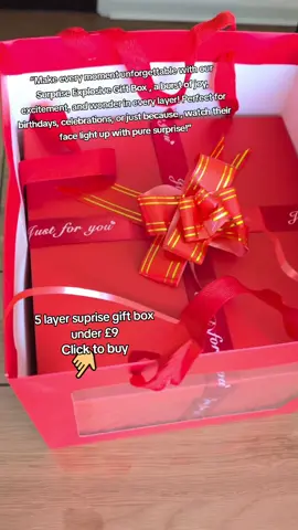 “Make every moment unforgettable with our Surprise Explosive Gift Box, a burst of joy, excitement, and wonder in every layer! Perfect for birthdays, celebrations, or just because, watch their face light up with pure surprise!” #fyp #suprise #birthday #gift 