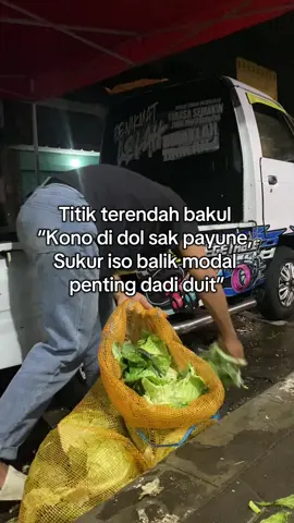 Bakul nk ws ngucap ngunu kui ojo di nyang yo Bu😭 iso brakot #sayuran #bakulsayur #kutoarjo_purworejo #fyp 