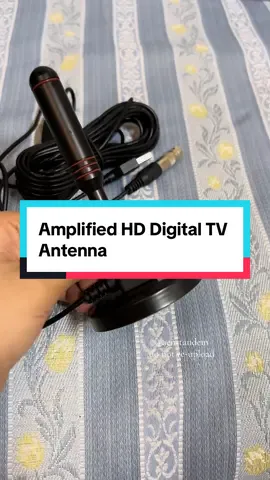 Enjoy crystal-clear 4K/1080p channels for free! Affordable Amplified HD DigitalTV Antenna #DigitalTVAntenna #SmartTVUpgrade #HomeEssentialsPH #BudgetFinds #aenttandem 