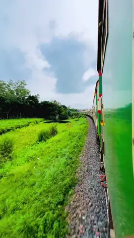 #traintravel চলো একদিন ট্রেন ভ্রমণ এ বের হই? #trainvideo #railway #train #weather 