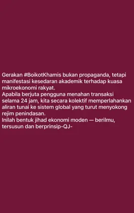 #boikot #sumud #ekonomi 
