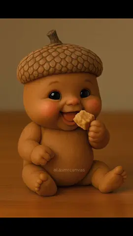 Acorn Eating ASMR #aiasmr #fyp #satisfyingvideo #eating #asmr 