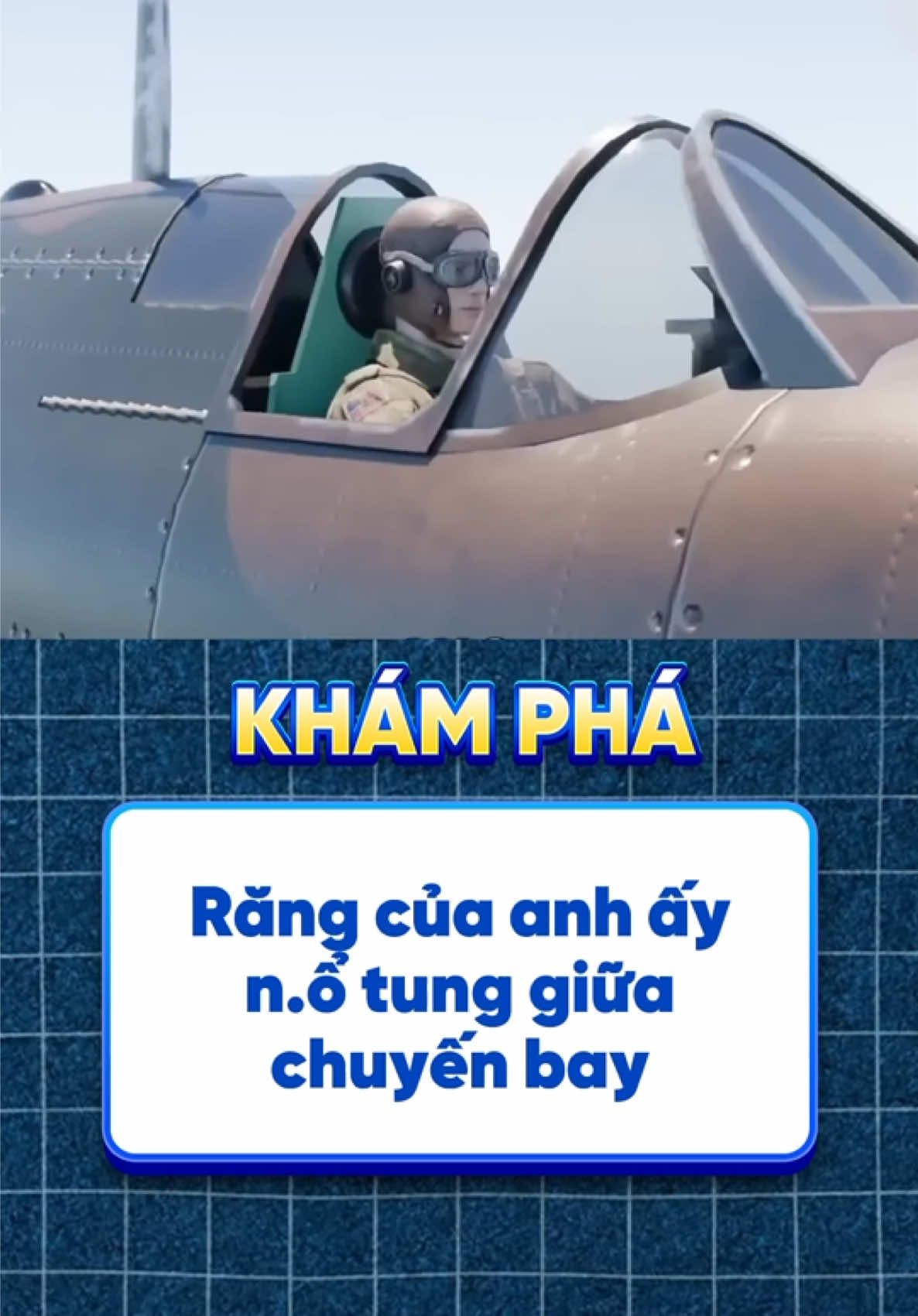 Răng của anh ấy đã n.ổ tung trong chuyến bay #khamphathegioi #kienthuc #fyp #viral 