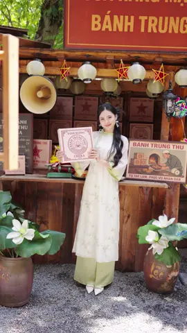 Nhẹ nhàng và nhí nhảnh #aodaicachtan #aodaingo #xuhuong #trungthu #trending 