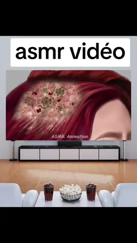 asmr vidéo gamin animations#asmranime #asmrsounds #hair 