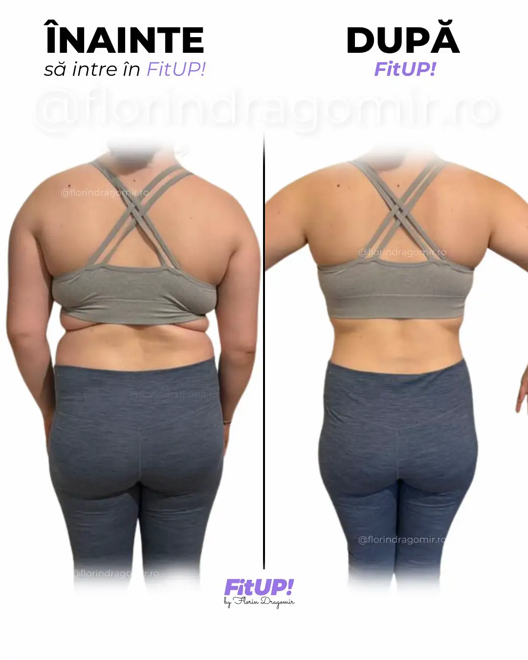 3 luni, -11 kilograme și 15 centimetri scăzuți în talie🔥 Acesta este rezultatul Cristinei în cele 90 de zile din FitUP! Deși înainte să începem colaborarea se lupta constant cu poftele de dulce și nu avea ambiția necesară pentru a se ține de dietă mai mult de câteva zile 👇🏾 În FitUP! a găsit înțelegere și suport necondiționat, iar asta a ajutat-o să poată adapta ceea ce mănâncă și programul de antrenamente în funcție de stilul ei de viață, astfel fiindu-i ușor să ducă programul la final și să obțină rezultate mult peste așteptări! Cristina este super mândra de felul în care arată corpul ei și acum are încredere să poarte orice haine, iar eu te pot ajuta și pe tine să scapi definitiv de excesul de grăsime! Dacă ai și tu nevoie să slăbești cel puțin 15 kilograme de grăsime și să scapi de celulită, dar: 👉🏼 nu știi de unde să începi 👉🏼 îți este frică că nu o să te ții 👉🏼 și îți e teamă că nu o să obții niciun rezultat și o să renunți👇🏽 Completează formularul din descrierea profilului meu și eu îți spun dacă și cum te pot ajuta! #florindragomir #fitup