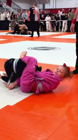 Submitting one opponent at a time with a guillotine and an armbar💪🩷Watch 2 of Lucy’s submissions from the weekend—she had 9 submissions total😱  #lovelylucy #jiujitsu #UFC #fyp #girlpower
