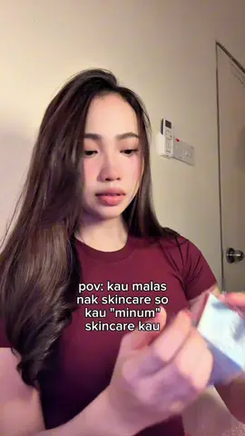 dah berapa botol dah ni consume memang lurvee nak bancuh dengan air kosong pun takde masalah nak cantik luar dalam gi tengok dekat bag kuning 🤪 #babyskinwhitening #babyskinwhiteninghq 