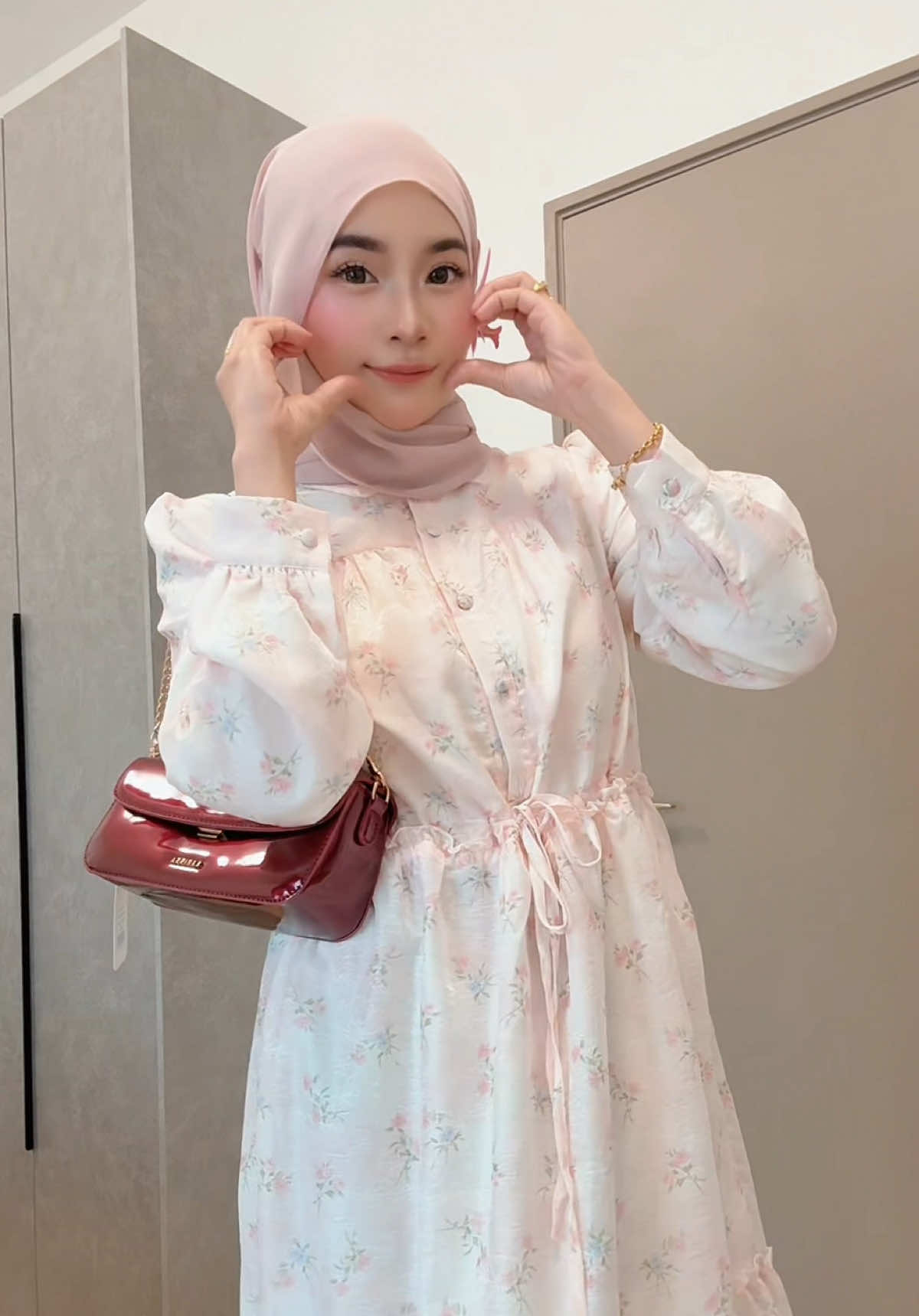 Cute dress. Cute day. Cute you. 💐 #laleesa #OOTD #newcollection #cottagecore #tiktokshopmalaysia 