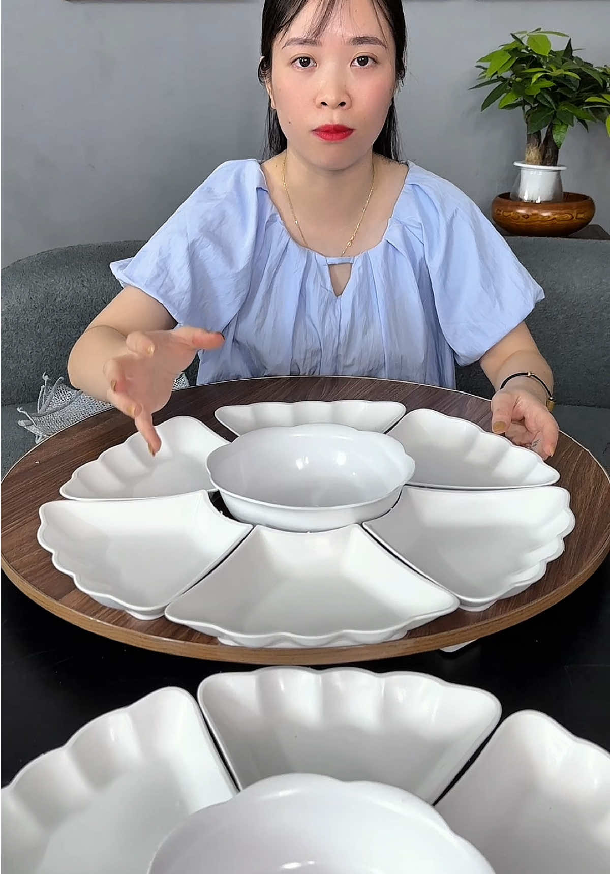 Sale 2 bộ bát đĩa hoa mặt trời quá rẻ #bobatdiahoamattroi #xuhuong 