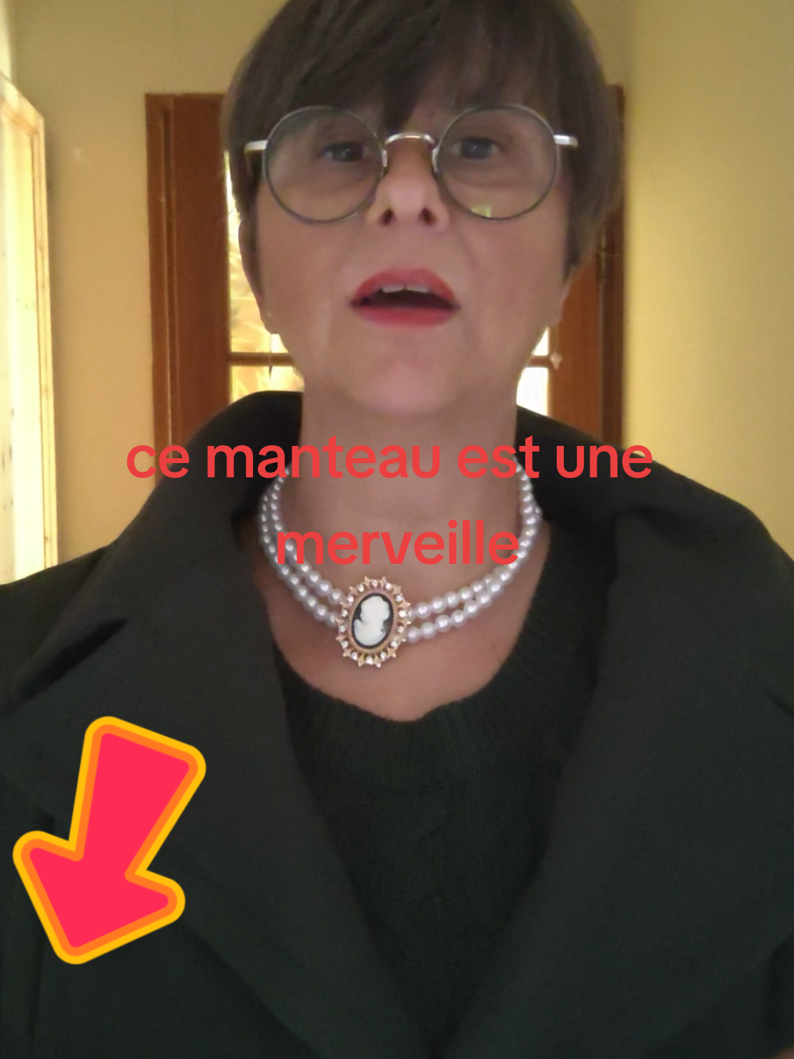 magnifique manteau vert. Je le trouve sublime et d une belle qualité. 🥰#tiktokshop #manteau #femme#mode#vert 
